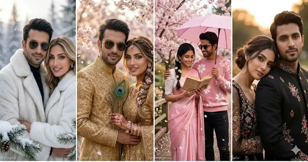 Trending Gemini Prompt for Couple Photo (Ultra Realistic AI Portrait)