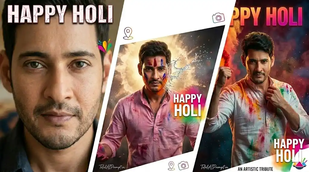 Google Gemini AI Photo Editing Prompt Holi 2026