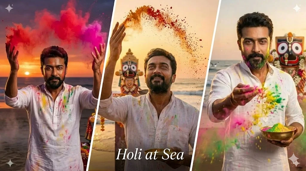 Holi 2026 Jagannath Style Photo Edit with Gemini AI Prompt (Copy & Paste )