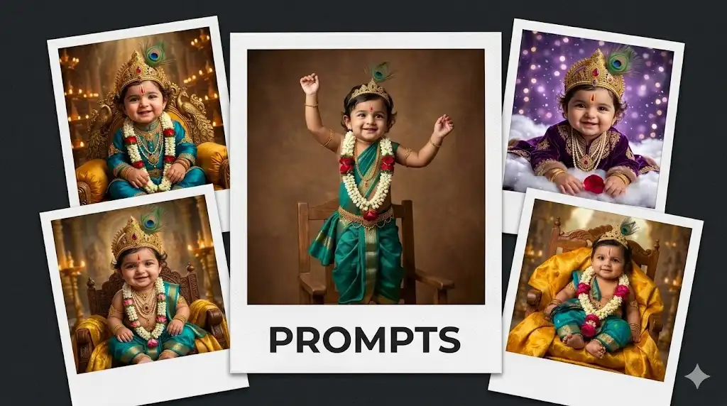 Krishna Prompt Gemini Ultra HD AI Prompt for Lord Krishna Photo