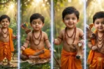 Mini Ram Vibes AI Photo Editing Prompt – Create Cute Ram Style Baby Portrait