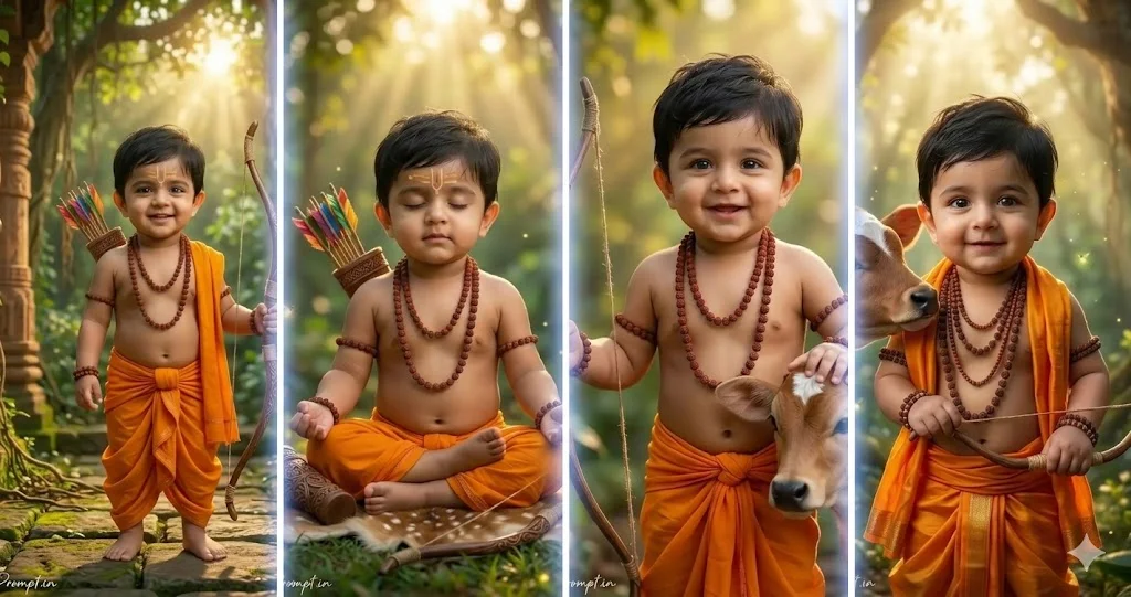 Mini Ram Vibes AI Photo Editing Prompt – Create Cute Ram Style Baby Portrait