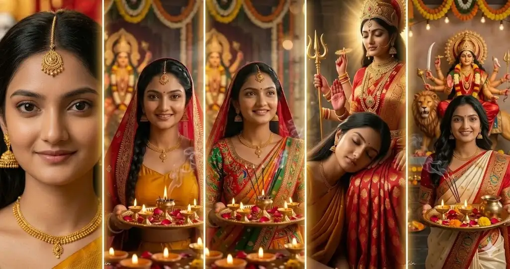 Navratri AI Image Prompt: Make High-Quality Maa Durga Images with AI Free