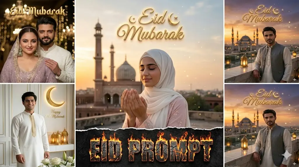 Ultimate Eid Mubarak AI Image Prompt for Realistic Eid Photos