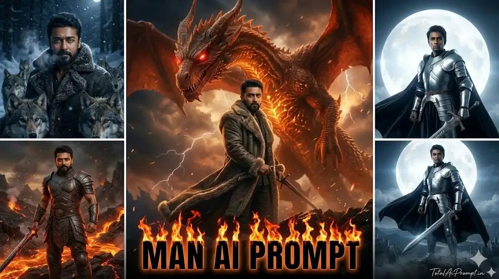 Ultimate List of Google Gemini Prompt for Men for Cinematic AI Photos